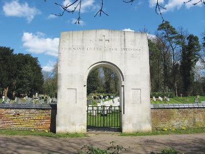 Ceremonial Gate - Australian Military Cemetery at St Mary the Virgin Church