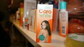 Box of seized skin lightening cream