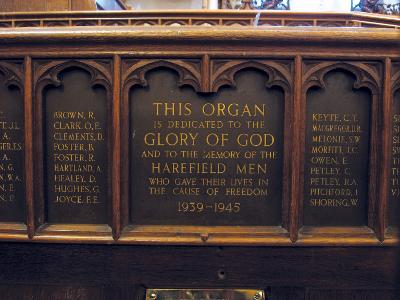 Organ case at St Mary the Virgin Church