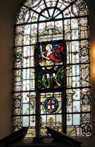 Stone Glass Window at St Dunstan's Church
