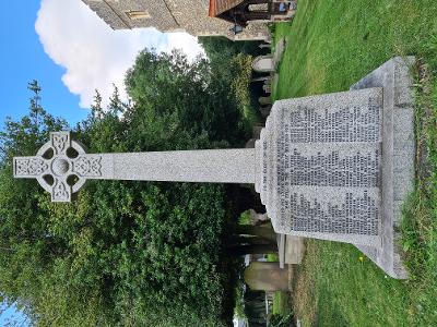 Harlington War Memorial at St Peter's and St Paul's Church