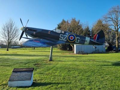 Spitfire Replica at RAF Northolt
