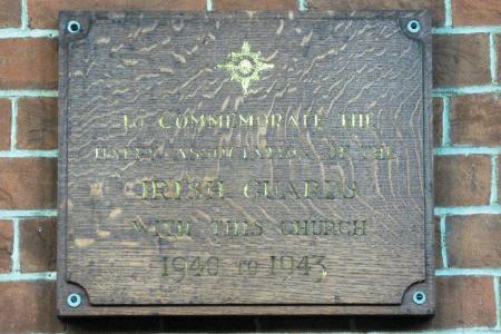 Irish Guards Plaque at Emmanuel Church