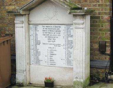 Marble Tablet at Former Methodist Church, Ruislip Common