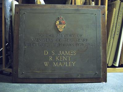 Uxbridge District Council Plaque at Uxbridge Library