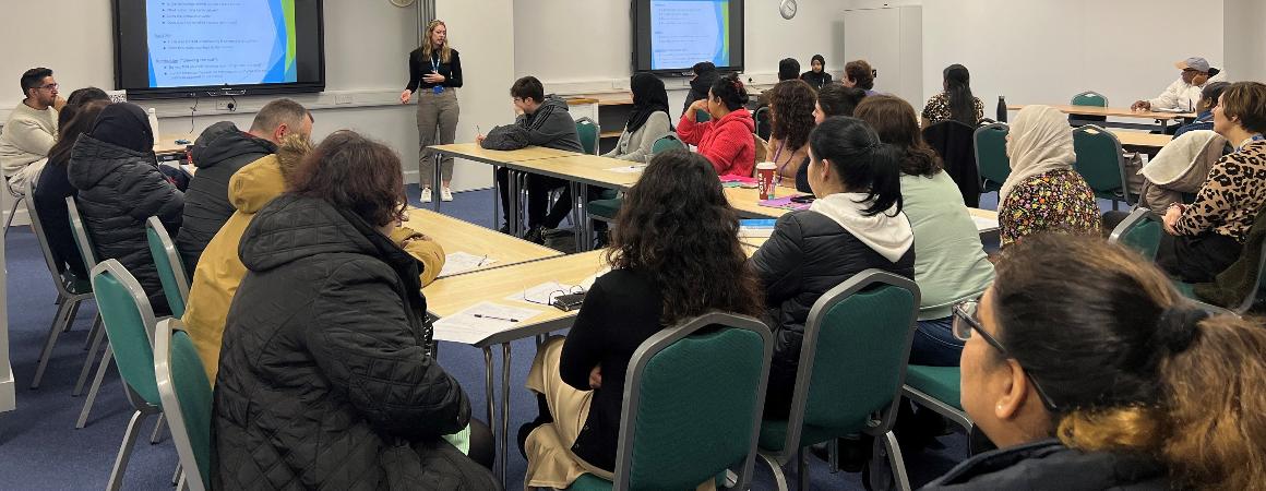 Photo of a Learn Hillingdon class in session