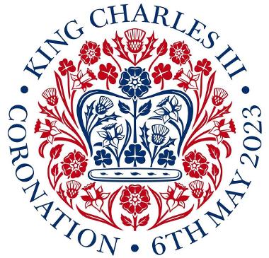Picture of the official emblem for King Charles III's Coronation