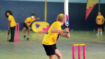 Children playing cricket 2