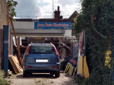 Unauthorised single-storey extension for Jazz Auto Electrician in Uxbridge