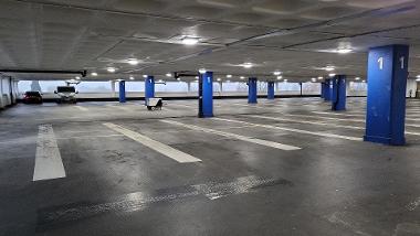 New energy-efficient LED lights in The Grainges car park