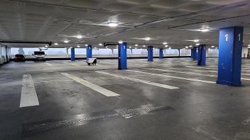 New energy-efficient LED lights in The Grainges car park