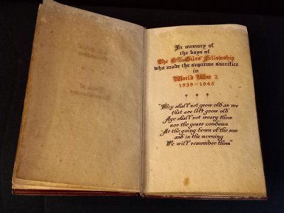 Book of Remembrance at St Giles Church