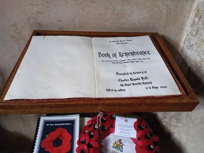 Book of Remembrance at St Martin's Church, West Drayton