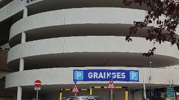GV of entrance to the Grainges car park