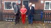 Cllr Eddie Lavery and Cllr Jonathan Bianco visit Janet Beasley's upgraded home in Uxbridge