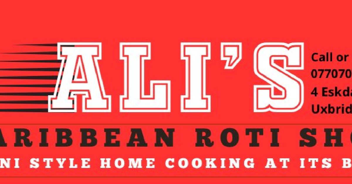 Ali's Caribbean Roti Shop - Hillingdon Council