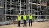 Cllr Bianco, Cllr Edwards and Cllr Goddard visit new leisure centre