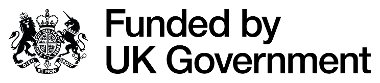 Funded by UK Gov logo