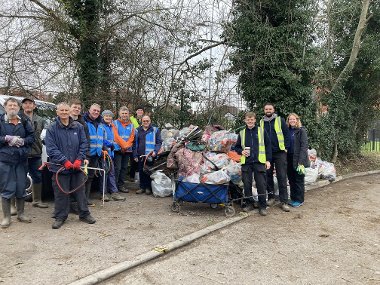 The Woodlarks and Waders volunteers group