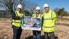Cllr Steve Tuckwell, Cllr Jonathan Bianco and Jeremy Graham, Bugler Developments Chief Operating Officer