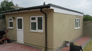 Outbuilding at 24 Maple Avenue Yiewsley built without planning consent