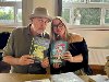 Authors Mark Billingham and Fiona Cummins at the Hillingdon Libraries Crime Festival