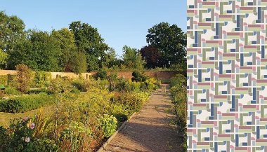 Image of Eastcote House Gardens with Heritage Membership pattern