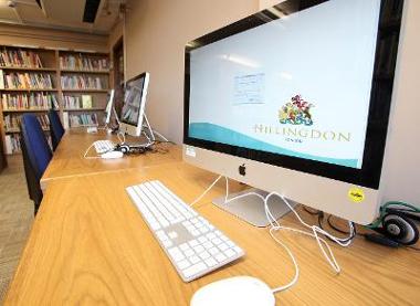 Computers at a Hillingdon library