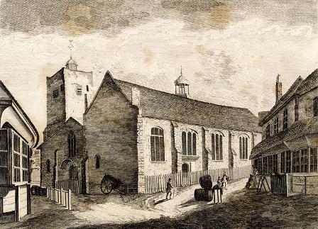 St Margaret’s Church from The Lynch (now Windsor Street)