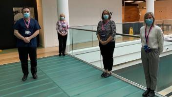 Heathrow vaccination site staff