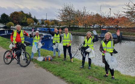 Alistair's positive story - litter picking at Bulls Bridge