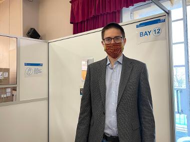 Paul Hinds, Managing Director of Uxbridge based jewellers, Hinds, at the Civic Centre where staff have been regularly tested for COVID-19. 