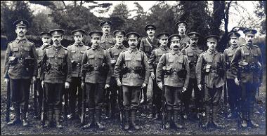 C Company, No 11 Platoon (Uxbridge), 3rd Volunteer Bn Middlesex Regt, 1918