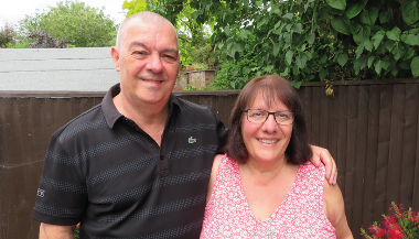 Foster carers Roy and Filomena