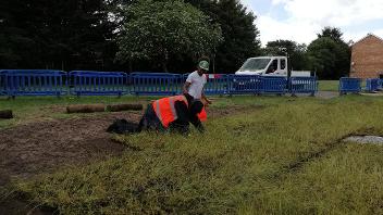 Work to complete new rain gardens in Hayes