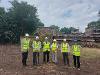 Cllr Eddie Lavery and Cllr Jonathan Bianco attend a spade in the ground ceremony to mark the start of the Cranford Park restoration