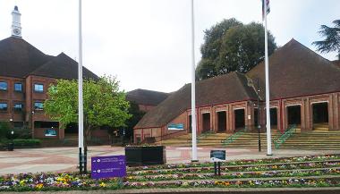 Front of Uxbridge Civic Centre